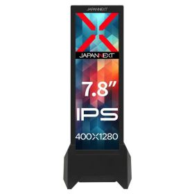 【整備済み品】JAPANNEXT 7.8インチ IPSパネル搭載 400x1280解像度 小型縦型モバイルモニター JN-MD-IPS7842 USB Type-C miniHDMI スタンド付き 【2年】