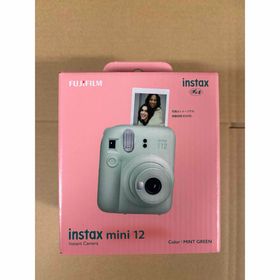 フジフイルム(富士フイルム)の富士フイルムチェキ instax mini 12 ミントグリーン(1台)(フィルムカメラ)