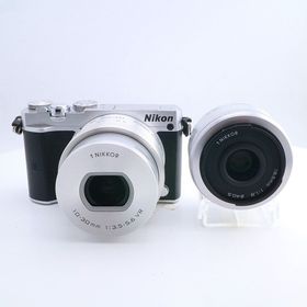 ニコン(Nikon)の【中古】(ニコン) Nikon 1 J5 ダブルレンズキット シルバー(コンパクトデジタルカメラ)