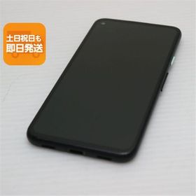 美品 SIMフリー Google Pixel 4a ブラック スマホ 白ロム 中古 あすつく 土日祝発送OK