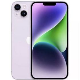 Apple iPhone14 Plus 128GB パープル SIMフリー 6.7インチ 顔認証 バッテリー94% 画面表示良好 中古動作品 美品