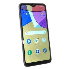 中古 samsung Galaxy A21 64GB ブラック SCV49 au