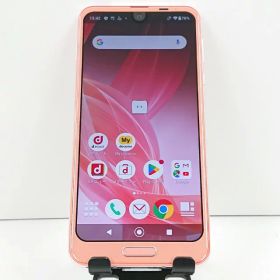 AQUOS R2 SH-03K ドコモ コーラルピンク 送料無料 本体 c18415 【中古】