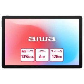 aiwa｜アイワ Androidタブレット aiwa tab AS11L-2 ダークグレー JA5-TBA1102 [10.95型 /SIMフリーモデル /ストレージ：128GB]