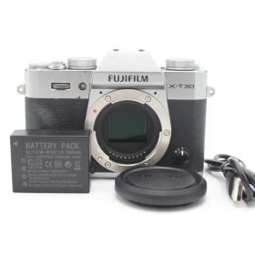 ■美品■ FUJIFILM 富士フイルム ミラーレス一眼カメラ X-T30ボディ シルバー X-T30-S ♯11421