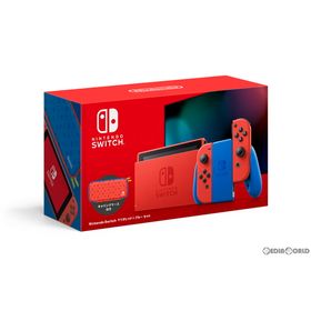 ニンテンドースイッチ(Nintendo Switch)の(本体)(未使用)Nintendo Switch(ニンテンドースイッチ) マリオレッド×ブルー セット(HAD-S-RAAAF) 任天堂(家庭用ゲーム機本体)