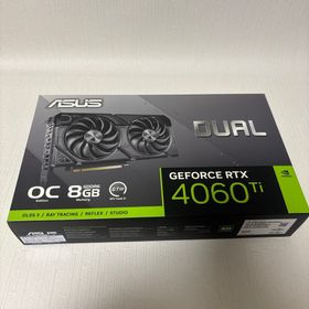 エイスース(ASUS)のASUS グラフィックボード DUAL-RTX4060TI-O8G-EVO(PCパーツ)