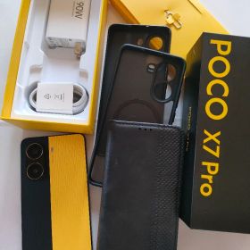 POCO X7 Pro 本体 イエロー ブラック おまけで手帳カバー付き