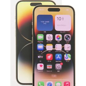 【Apple】アップル『iPhone 14 Pro / 6.1inch / A16 Bionic / 128GB / SIMフリー / ゴールド』MQ073J/A 2022年9月発売 スマートフォン 1週間保証【中古】