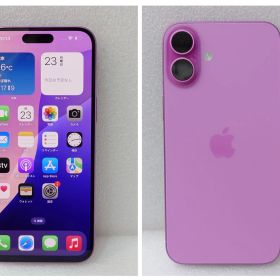 8-4 Apple iPhone16Plus 128GB 本体 日本国内販売モデル ピンク 本体 SIMフリー バッテリー容量95％【中古品】