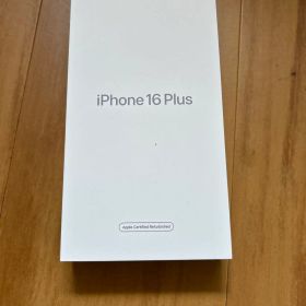 未開封新品iPhone16plus ホワイト白128GB整備済製品