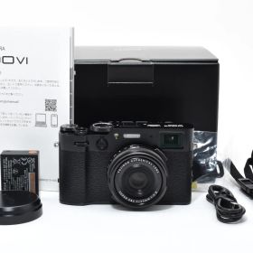 ★新品級★ フジフイルム FUJIFILM X100VI ブラック 《ショット数700回・元箱付・付属品多数！》★完動品★ #A603028