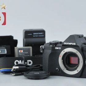 【中古】OLYMPUS オリンパス OM-D E-M5 Mark II ブラック ミラーレス一眼カメラ シャッター回数僅少