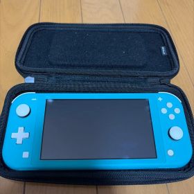 Nintendo Switch Lite 本体 ターコイズ 純正ケース 黒