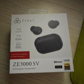 final ZE3000 SV ブラック 完全ワイヤレスイヤホン