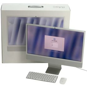 【Apple】アップル『iMac / 24inch / M4 8コア/8コア / 16GB / 256GB / シルバー』MWUC3J/A 2024 デスクトップパソコン 1週間保証【中古】