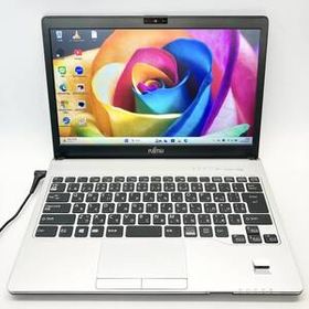★コンパクト13.3型★7世代Core-i5 メモリ8GB SSD フルHD DVD カメラ Wi-Fi 指紋認証 ノートパソコン 富士通 LIFEBOOK S937/T FMVS11001 c