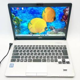 ★コンパクト13.3型★7世代Core-i5 メモリ8GB SSD フルHD DVD カメラ Wi-Fi 指紋認証 ノートパソコン 富士通 LIFEBOOK S937/T FMVS11001 t
