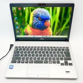 ★コンパクト13.3型★7世代Core-i5 メモリ8GB SSD フルHD DVD カメラ Wi-Fi 指紋認証 ノートパソコン 富士通 LIFEBOOK S937/T FMVS11001 v
