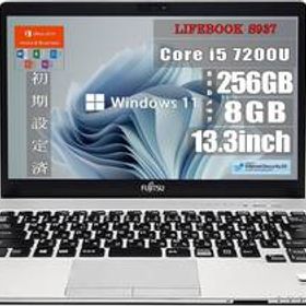 【★訳アリ・整備済み品】 ノートパソコン LIFEBOOK S937 13.3インチ Windows 11 MS Office2019 H&B 搭載 Core i5 7200U 8+256 AU4M3*