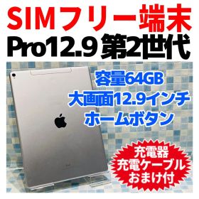 SIMフリー iPad Pro 第2世代 本体 64GB シルバー 電池良好