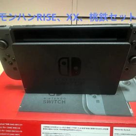 Nintendo Switch 本体 グレー（ソフト3種付き）箱あり