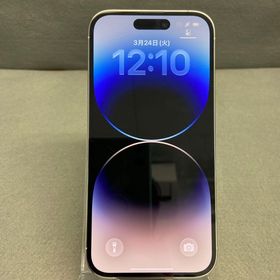 美品 Appleストア版 SIMフリー iPhone14 Pro 128GB シルバー色