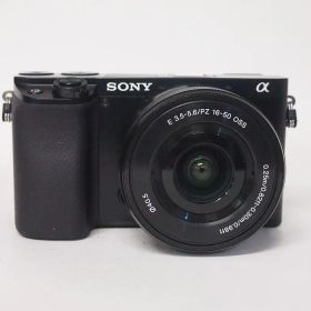 【中古】(ソニー) SONY α6100+E PZ16-50 ブラック 海外モデル
