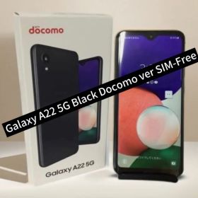 Galaxy A22 5G Black Docomo ver SIM-free