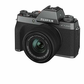 【中古】「非常に良い」富士フイルム(FUJIFILM) ミラーレス一眼カメラ X-T200レンズキット ダークシルバー X-T200LK-DS