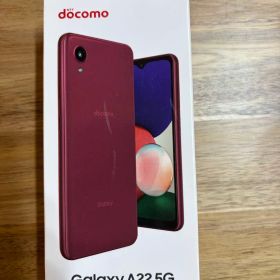 docomo Galaxy A22 5G レッド 本体