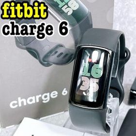 美品 Fitbit Charge6 スマートウォッチ 腕時計 ブラック 黒 フィットビット チャージ6 Google 心拍 睡眠 歩数計 Black