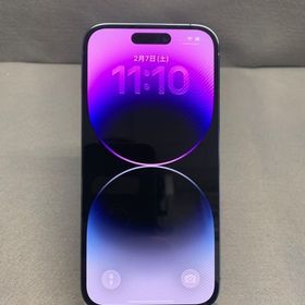 超美品 Appleストア版 SIMフリー iPhone14 Pro 512GB ディープパープル色