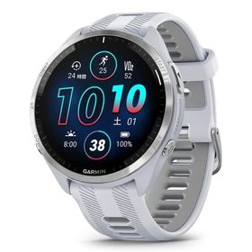 GARMIN スマートウォッチ Forerunner965 GPS搭載/Suica対応 (ホワイト) [010-02809-61]（箱・説明書欠品/本体状態難） スマートウォッチ