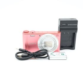 モードダイヤル付近に破れている箇所がありますが動作に問題はありません。画面に擦れ傷がありますが■美品■ SONY DSC-WX350-P ピンク