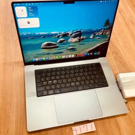 【動作確認済み】 MacBook pro 16インチ 2021 アップル Apple M1 pro 32GB 1TB 動画編集可能 カメラ内蔵 ノートPC ノートパソコン SSD搭載 macOSインストール済み 【4171】