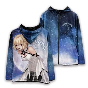 月姫 -A piece of blue glass moon- アルクェイド・ブリュンスタッド フルグラフィックドライパーカー/XL