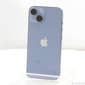 〔中古〕Apple(アップル) iPhone14 128GB ブルー MPVJ3J／A SIMフリー〔349-ud〕