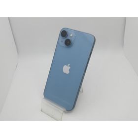【中古】Apple docomo 【SIMフリー】 iPhone 14 128GB ブルー MPVJ3J/A【新橋烏森通り】保証期間１ヶ月【ランクB】
