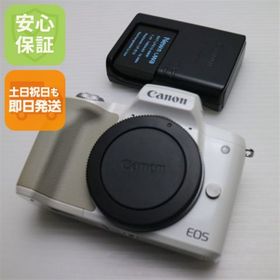 キヤノン(Canon)の超美品 EOS Kiss M ボディ ホワイト M111(ミラーレス一眼)