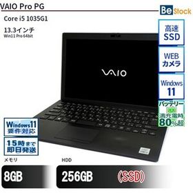中古 ノートパソコン VAIO VAIO Pro PG VJPG13C11N Core i5 メモリ：8GB 256GB Win11 ランクC 動作A 6ヶ月保証
