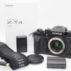 ■AB品/ショット数たったの1,200回■富士フィルム FUJIFILM X-T4 ブラック ボディ APS-Cサイズ ミラーレス一眼レフカメラ BODY #Z4326