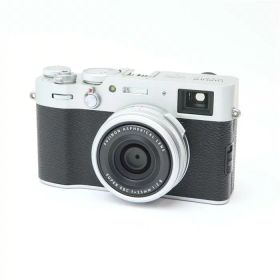 【中古】 《並品》 FUJIFILM X100V シルバー 【アイピース部前ダイヤル作動部後ダイヤル作動部部品交換/各部点検済】 [ デジタルカメラ ]
