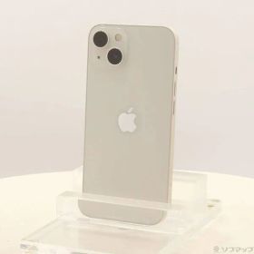 ソフマップ 〔中古品〕 iPhone13 128GB スターライト MLND3J／A SIMフリー【348】