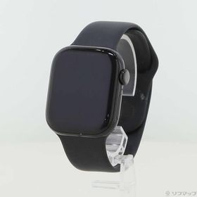 〔中古〕Apple(アップル) Apple Watch Series 10 GPS 42mm ジェットブラックアルミニウムケース ブラックスポーツバンド〔269-ud〕