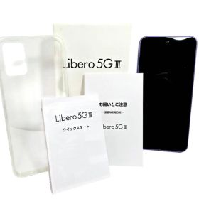 Libero 5G IIIパープル 64GB ワイモバイル A202ZT スマホ
