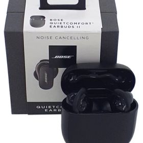 【BOSE】ボーズ『完全ワイヤレスイヤホン / Bose QuietComfort Earbuds II / トリプルブラック』2022年9月発売 音響機器 1週間保証【中古】