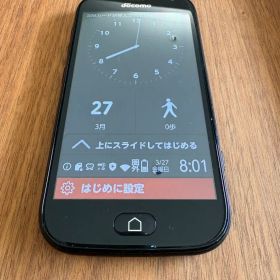 docomo らくらくスマートフォンF-01L ブラック