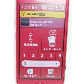 良品 FCNT らくらくスマートフォン me F-01L ピンク docomo