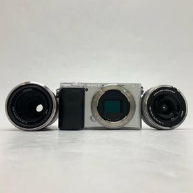 【全額返金保証】【最速発送】Sony デジタル一眼 α6400 ILCE-6400Y ダブルズームレンズキット [シルバー] 美品 動作確認済
